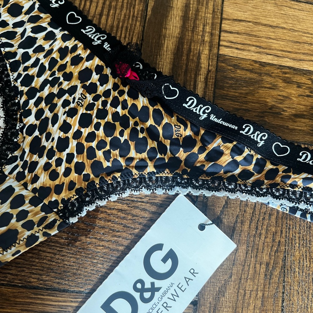 Dolce & Gabbana Leopard Thong